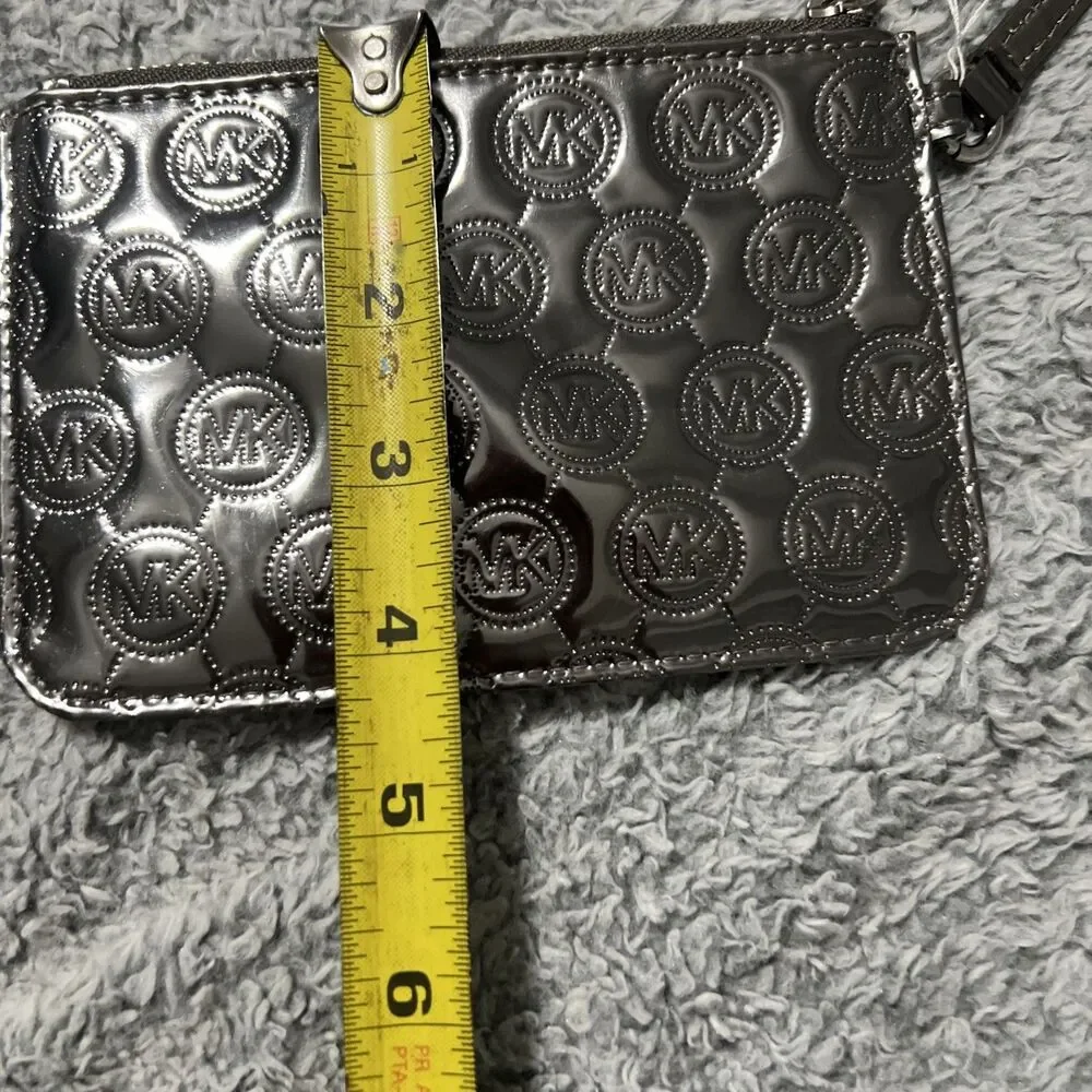 Michael Kors Silver Logo Wristlet NWOT